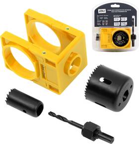Dy-09 Rkk Door Knob Hole Saw Kit Deadbolt Installation With Jig Dy-09 Rkk Door Knob Hole Saw Kit Deadbolt Installation With Jig