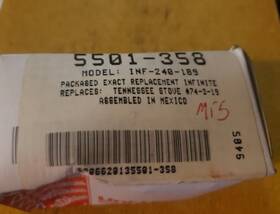 Inf-240-189 Robertshaw 5501358 Infinite Switch 5501-358 Box Nnnn