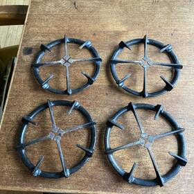S75-12 Roper Vintage Antique Gas Stove Range Cast Iron Burner Grate 75-12 Set Of 4