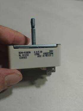 Dc44-01009a Samsung Range Burner Switch 4.4-5.8a