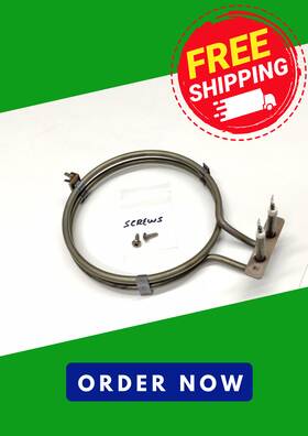 Dg47-00009a Samsung Range Convection Element With Screws