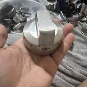 Dg94-00906a Samsung Range Surface Burner Knob Stainless Blue Triangle