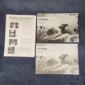 Nx58k3310s Samsung Gas Range Manual Users And Burner Assembly Guide S-2d