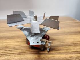 Smc-u386e Samsung Range Convection Fan Assy. Motor Blades Bracket