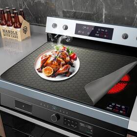 Sckee 700464606120 Stove Top Covers For 30 Inch X 21 Silicone Cover Foldable Ceramic G
