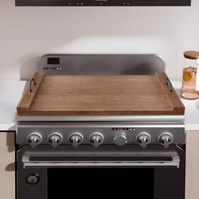Sevenjungle 753947382103 Noodle Board Stove Cover 29.5 Inch X 22 Wood Top Covers With Handles For