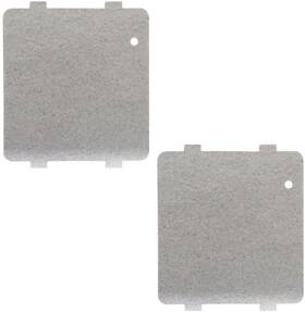 Wb34x21610 Shujuku 21610 2 Pcs Microwave Waveguide Mica Cover Replacement 4-1/4 X Grey