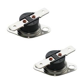 Ksd201-110 Shulgf 2-pack Ksd201 110-0 C Thermostat Thermal Fuse Switch Normally Closed Silver