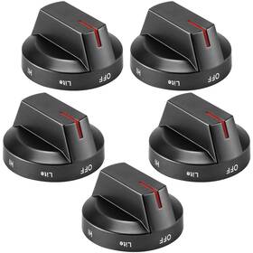 Dg94-03500a-5b Sikawai 5pcks Dg94-03500a/z Fit For Samsung Stove Knob Black Dg94-03500v Dg94-0350