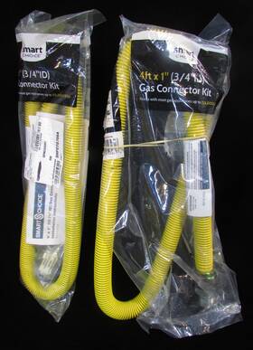 5304535258 Smart Choice 012505472718 2 New 4ft X 1 Inch Od 3/4 Id Gas Connector Kits Pn #