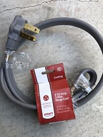 5304493423 Smart Choice 6 Ft 40 Amp 250v Range 3 Wire Power Cord