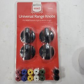 Smart Choice Universal Range Knob Kit Gas And Electric Ranges Black Color Knobs