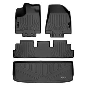 Sa0567 Smartliner Sa0567/b0567/e0567 Custom Fit Floor Mats 2 Rows And Cargo Liner Behind 3rd Row Set Co