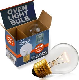Soulfino 705353581915 Oven Light Bulb 40 Watt Appliance Replacement Bulbs For Stove Refrigera