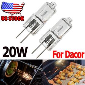 106660 Stiopcarxw For Dacor Halogen Light Bulb G4 2-pin 20w 12v # Warm White Bulbs -2 Pcs