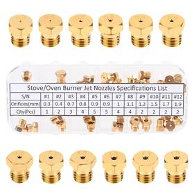 St-gst36 Stpctou Range Stove Oven Orifice Conversion Kit Propane Lp Natural Gas Brass Jet Burner