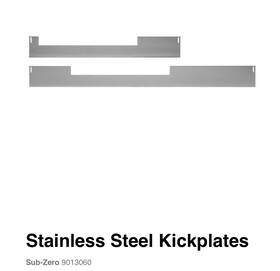 9013060 Sub-zero Kickplate Kit Stainless Pro 36 48 Oem New Genuine Sz