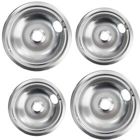 Stk-202105251 Sutekus Drip Pans Cooktop Porcelain Set Including 2 Pcs 6ftft Range Replaceme