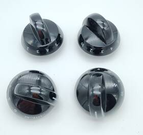3182200 Tappan 4 Black Control Knobs For Frigidaire Gas Stove