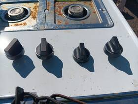 358s058p Tappan 4 Vintage Gas Range Stove Burner Oven Control Selector Knobs