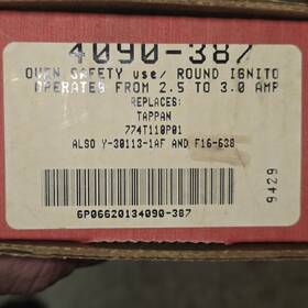 4090-387 Tappan Oven Safety Use Round Ignitor For Models