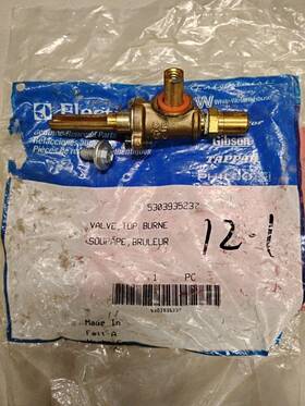 5303935237 Tappan Range Burner Valve Part #
