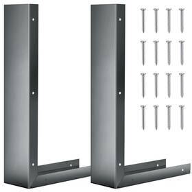 Tatuo-10441623b01 Tatuo 2 Pieces Stainless Steel Microwave Trim Kit 3ftft Wide Built In Black