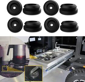 Qph6043 Tecledsn 8pcs Rv Stove Top Rubber Grommets Kit For Grates