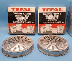 796878 Tefal Lot Of 2 Vintage Charcoal Filter For Fryers Tellfilter Nob 1986