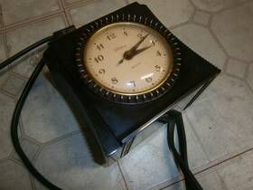 8ha55 Telechrom Telechron Appliance Radio Timer Old Cooking Clock