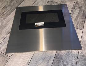 14-37-056 Thermador 00142723 Cmt231s Oven Upper Door Stainless Glass Panel