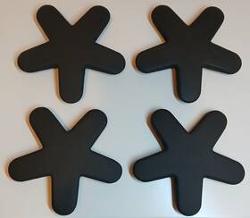00494133 Thermador Four 4 Burner Cap Stars