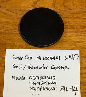 Ngm8056ug Thermador 10004941 Burner Cap Size 3-3/4 Inch For Cooktop Z10-14
