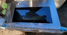 16-10-131-03 Thermador Cm302uw Upper Oven Door Stainless Metal And Glass 238764