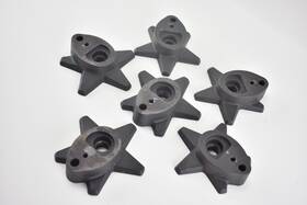 Prd606weg Thermador Genuine Range Oven Star Burner Pedestal Set Of 6 # 10004498 10004497