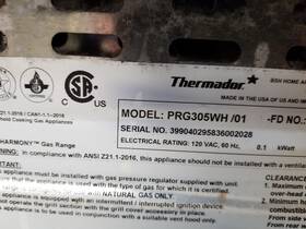 10008199 Thermador Prg305wh/01 Genuine Range Oven Xlo Knob Set Of 2 #