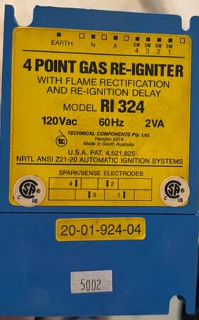 20-01-924-04 Thermador Prsg304s Bosch Spark Module Used Fully Operational