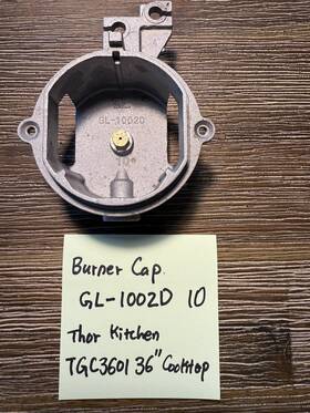 Gl-1002d Thor Cooktop Burner Cup 18000 Btu/h For Model# Tgc3601 36 Inch Random #275
