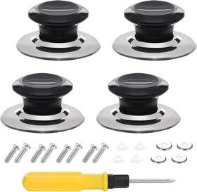 Knob-04 Three Traveling 4 Pcs Pot Lid Knobs Universal Top Replacement Kitchen Cookware U