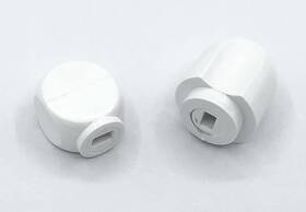 Tolxh 767643529748 Part New Set Of 2 Stand Mixer White Plastic Lock Lever Knob And Speed Control