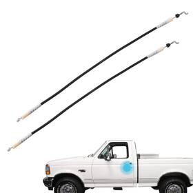 Yl-rc017-2 Unikpas Door Latch Release Cable Compatible For Ford F150 Bronco 1992-96 F250 F350 F4