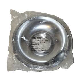 Pk-229600 Universal Chrome Drip Pan Set Small Electric Range Stove Burner Bowl 6