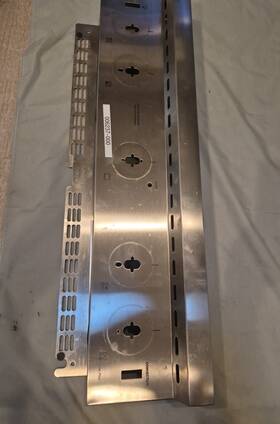 006237-000 Viking Range Front Control Panel Switch Stainless Steel Oem 30 Inch Stove