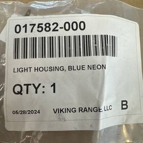 017582-000 Viking Range Light Housing
