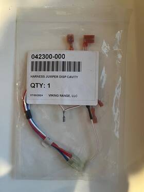 042300-000 Viking Oem Range Corp Harness Jumper Disp Cavity