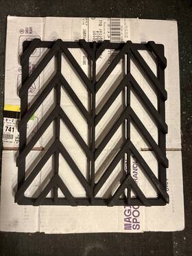 Pa060051 Viking Genuine Burner Grate 12 1/2 Inch X 11 1/4