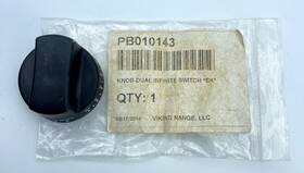 Pb010143 Viking Range Knob-dual Infinite Switch Black #pb010143 Brand New Oem