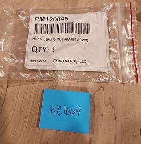 Pm120045 Viking New Genuine/oem Open Lever Part #