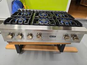 Vgrt5366bss Viking Vgr360-6bss 36 Inch Professional 5 Series Natural Gas 6 Burner Range