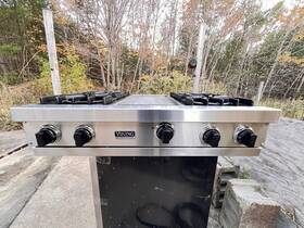 Vgrt360-4gss Viking Vgrt3604gss 36 Inch Commercial Cooktop Used